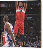 Washington Wizards V Philadelphia 76ers Wood Print