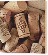 Wine Corks Wood Print