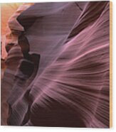 Abstract Sandstone Sculptured Canyon #20 Wood Print