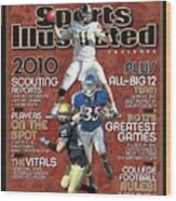 2010 Big 12 Football Preview Issue Sports Illustrated Cover Wood Print