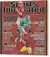 2010 Big Ten Football Preview Issue Sports Illustrated Cover Wood Print