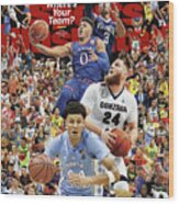 2017 March Madness College Basketball Preview Sports Illustrated Cover Wood Print