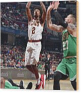 Boston Celtics V Cleveland Cavaliers Wood Print