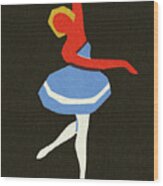 Ballerina #3 Wood Print
