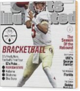 Bracketball 2014 College Football Preview Issue Sports Illustrated Cover #3 Wood Print