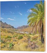 Canarian Landscape, Gran Canaria #3 Wood Print