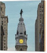 City Hall Tower - Philadelphia #3 Wood Print