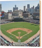 Cleveland Indians V Detroit Tigers #3 Wood Print