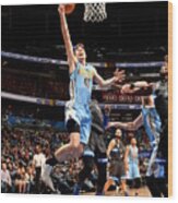 Denver Nuggets V Orlando Magic #3 Wood Print