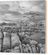 Granite Dells, Watson Lake #3 Wood Print