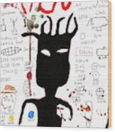 Jean Michel Basquiat  #3 Wood Print