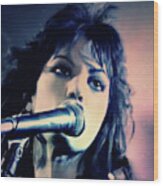 Joan Jett #3 Wood Print