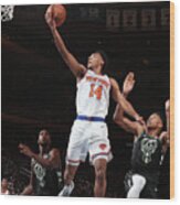 Milwaukee Bucks V New York Knicks Wood Print
