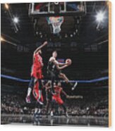 New Orleans Pelicans V Brooklyn Nets #3 Wood Print