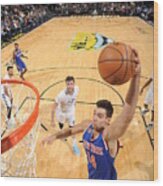 New York Knicks V Denver Nuggets #3 Wood Print