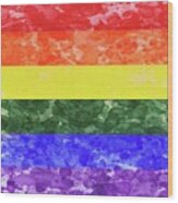 Rainbow Pride #3 Wood Print