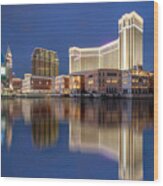 The Venetian Macao Casino And Hotel #3 Wood Print