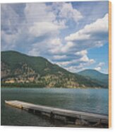 Trout Creek On Noxon Reservoir In Montana #3 Wood Print