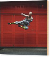 World Famous Shaolin Monks Come #3 Wood Print
