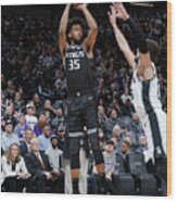 San Antonio Spurs V Sacramento Kings Wood Print