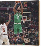 Boston Celtics V Cleveland Cavaliers Wood Print