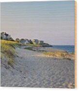Beach & Homes, Chatham, Cape Cod, Ma #4 Wood Print