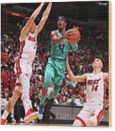 Charlotte Hornets V Miami Heat #4 Wood Print