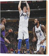 Dallas Mavericks V Los Angeles Lakers #4 Wood Print