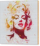 Marilyn #4 Wood Print