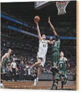 Milwaukee Bucks V Brooklyn Nets Wood Print
