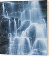 Waterfalls #4 Wood Print