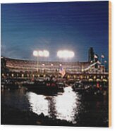 World Series - Kansas City Royals V San Wood Print