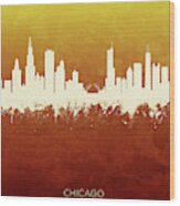Chicago Illinois Skyline #41 Wood Print