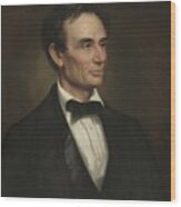 Abraham Lincoln Wood Print