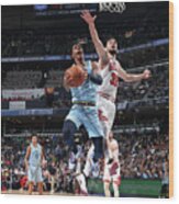 Chicago Bulls V Memphis Grizzlies Wood Print