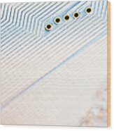 Close-up Of A Circuit Board #5 Wood Print