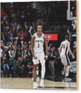 Houston Rockets V San Antonio Spurs #5 Wood Print