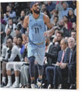 Memphis Grizzlies V San Antonio Spurs #5 Wood Print