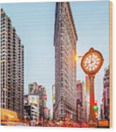 New York City, Flatiron Building #5 Wood Print