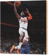 Orlando Magic V New York Knicks #5 Wood Print