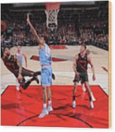 Sacramento Kings V Portland Trail #5 Wood Print