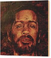 Charles Manson Portrait Fresh Blood #6 Wood Print