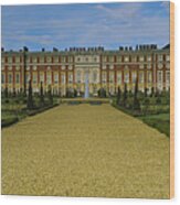 Formal Garden In Front Of A Palace #6 Wood Print