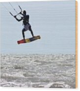 Kite Surfing #6 Wood Print