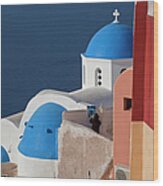 Oia, Santorini, Cyclades Islands, Greece #6 Wood Print