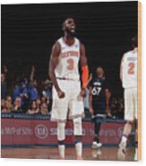 Minnesota Timberwolves V New York Knicks Wood Print