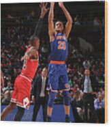 New York Knicks V Chicago Bulls #7 Wood Print
