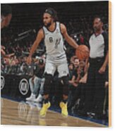 San Antonio Spurs V New York Knicks #7 Wood Print