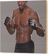 Ufc Fighter Portraits #7 Wood Print