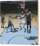 Utah Jazz V Memphis Grizzlies #7 Wood Print